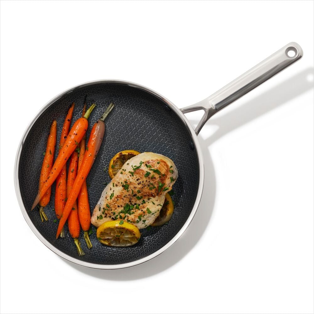 Trident Hybrid Non-Stick Stainless Steel 10 in Fry Pan E5