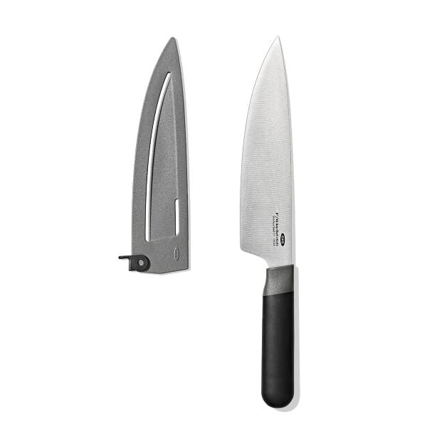 8 in Chefs Knife with Locking Sheath J5