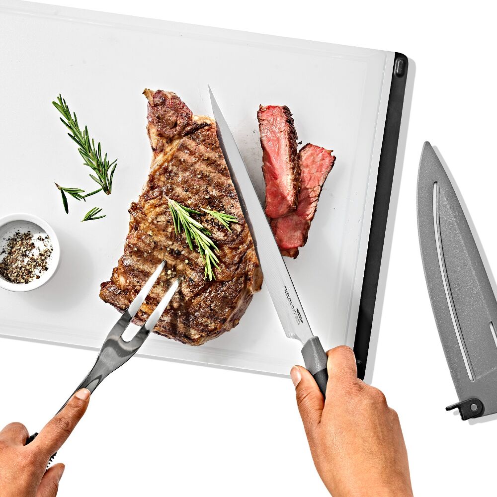 8 in Chefs Knife with Locking Sheath J5