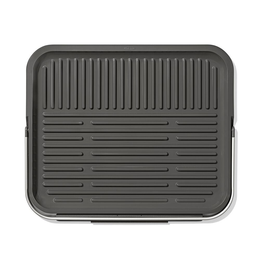 OXO Good Grips Compact Drying Rack with Dish Rest Y5
