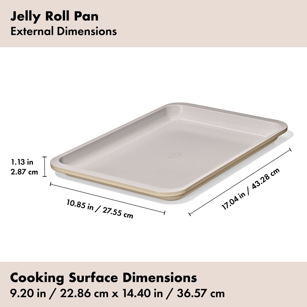 Non-Stick Pro Ceramic Coated Metal Bakeware Jelly Roll Pan R5