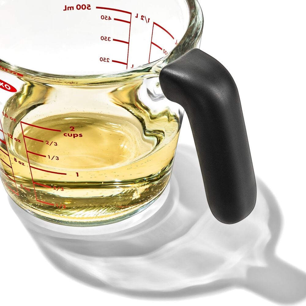 2 Cup Glass Measuring Cup with Lid M1