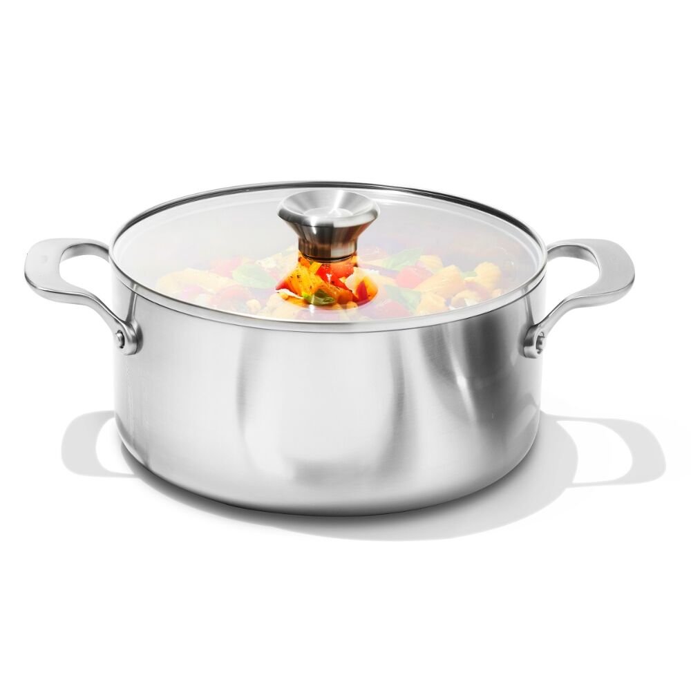 Stainless Steel Mira Series 5.2qt Casserole And Lid Y8