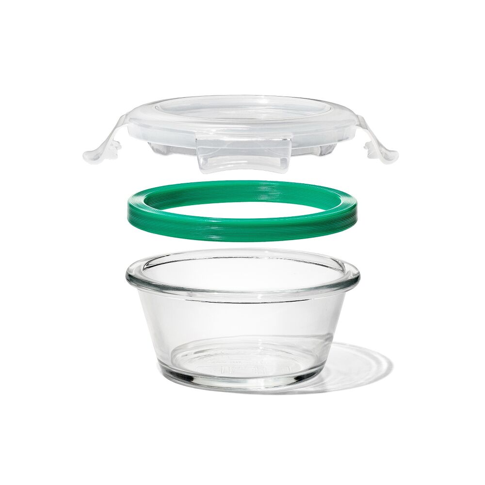 Smart Seal 8-Piece1 Cup Glass Round Container Set C6