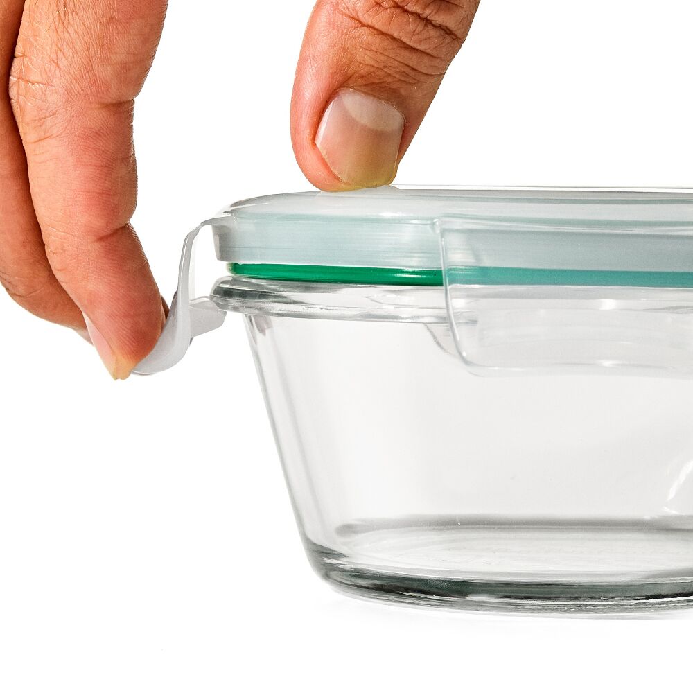 Smart Seal 8-Piece1 Cup Glass Round Container Set C6
