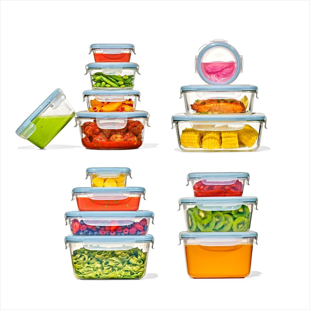 30-Piece Smart Seal Container Set - Arctic Blue K1