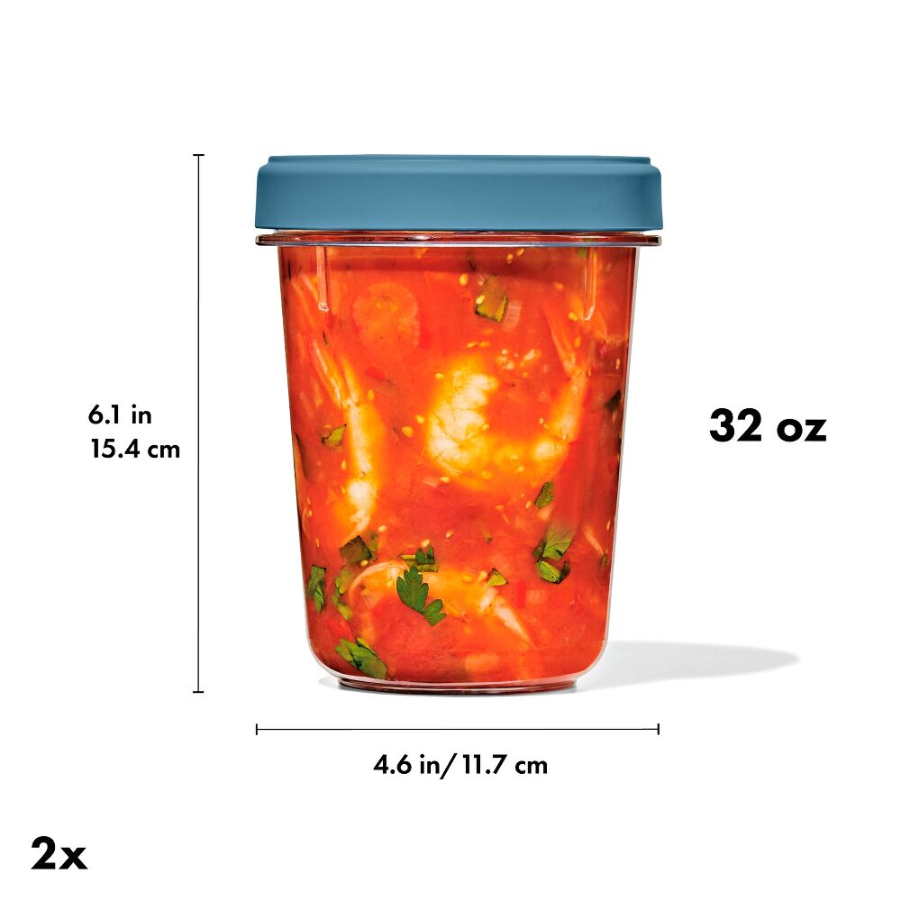 Twist & Stack Container (32 oz) – 2-Pack F0