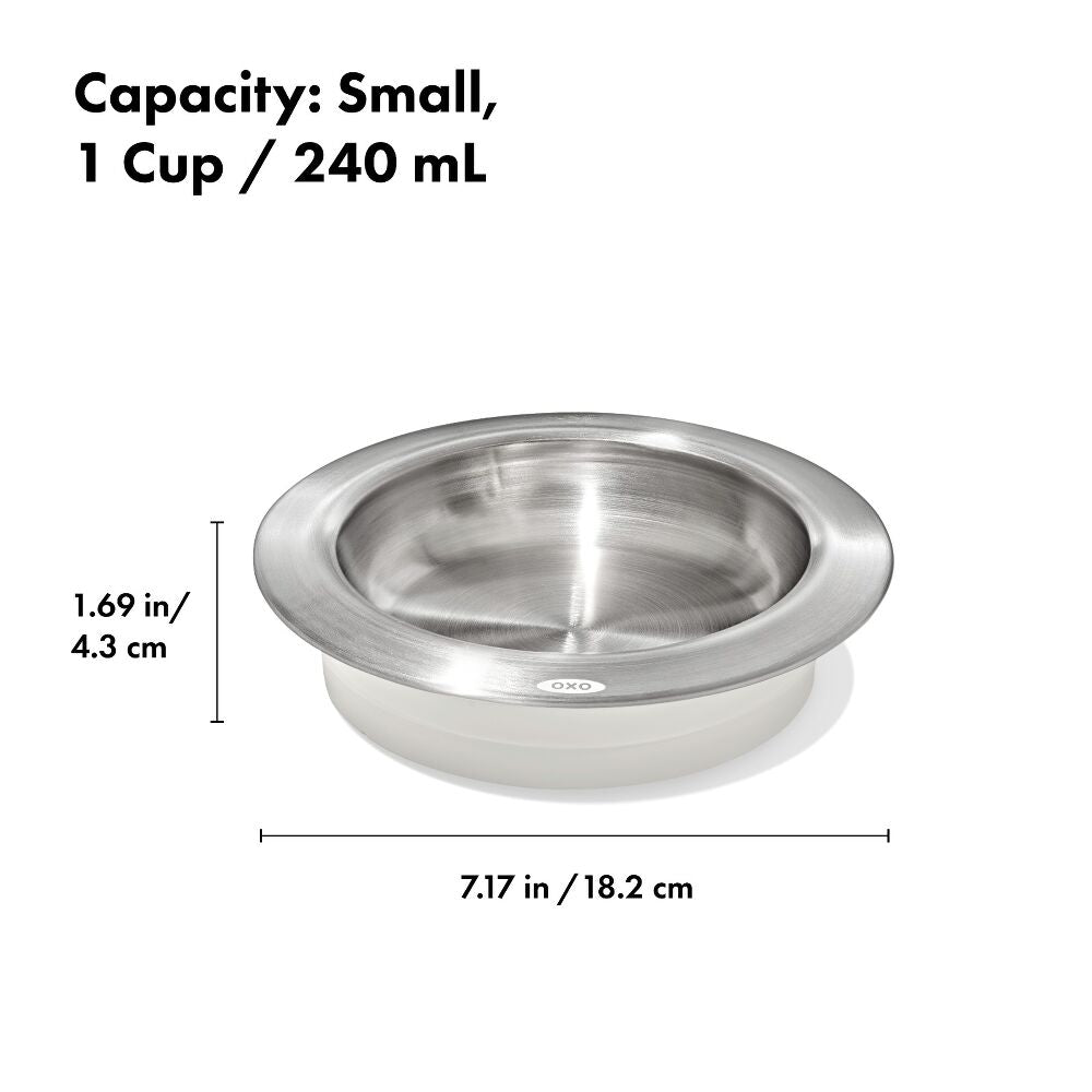 OXO Pet Nonslip Bowl - Small, 1 Cup / 240 mL J6