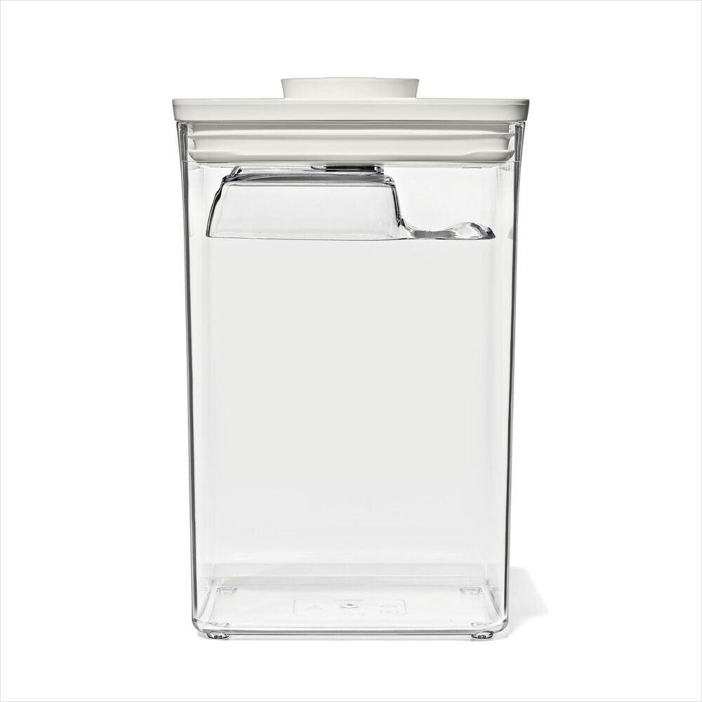 OXO Pet POP Container with Scoop — Big Square Medium — 4.4 Qt/4.2 L T3