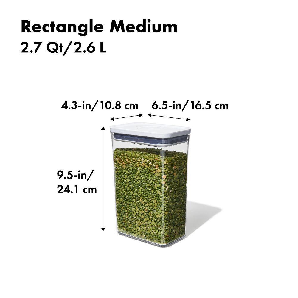 POP Container - Rectangle Medium (2.7 Qt/2.6 L) U9