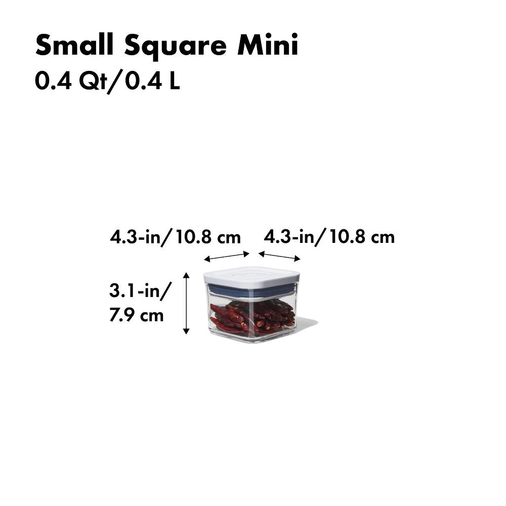 POP Container - Small Square Mini (0.4 Qt.) T9