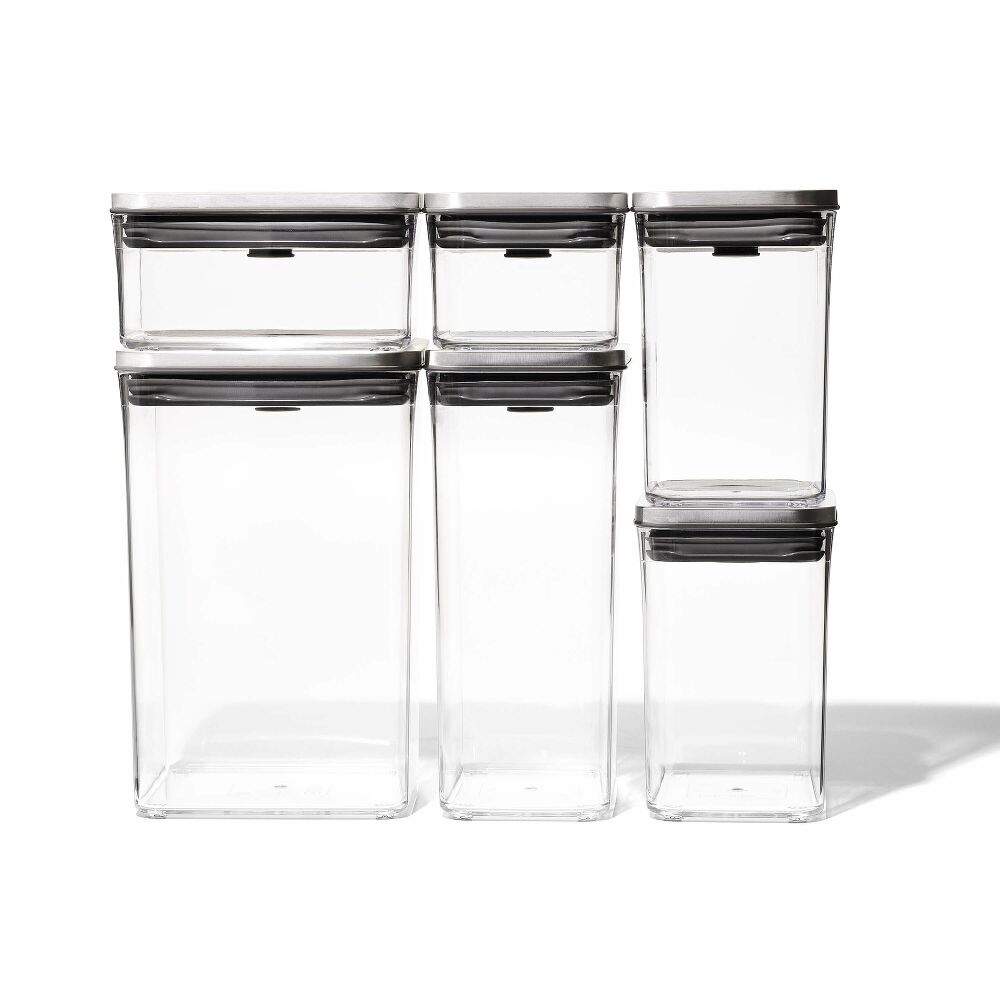 Steel 6-Piece POP Container Set H8