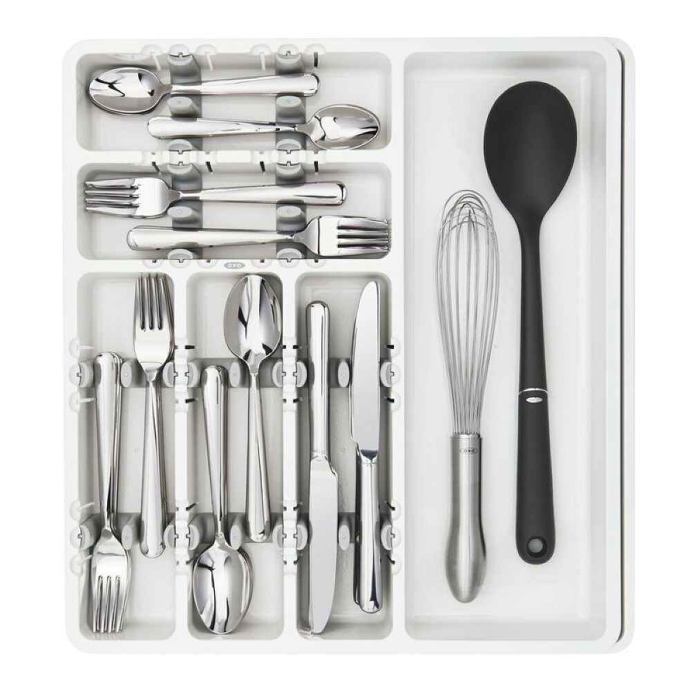 Large Expandable Utensil Organizer Q5