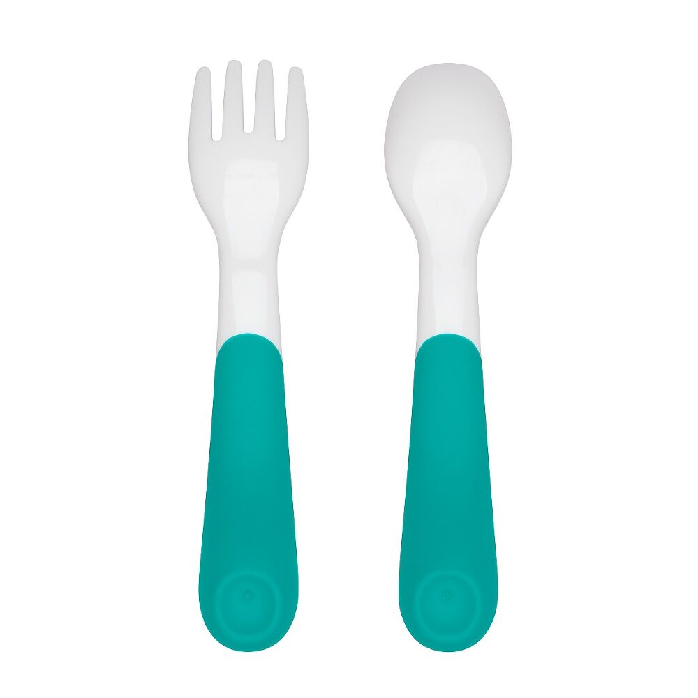 On-the-Go Plastic Fork and Spoon Set with Travel Case B9