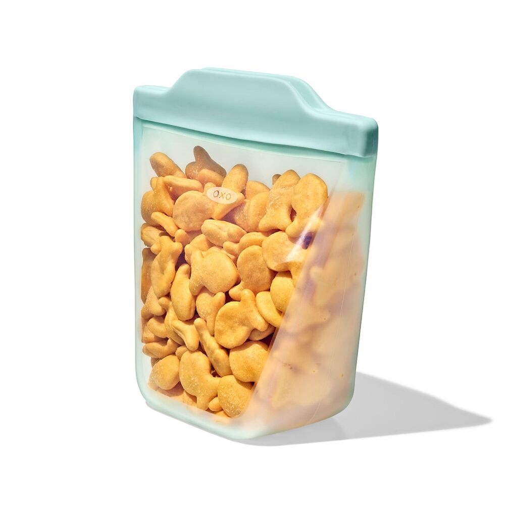 Tot Silicone Reusable Bag - 2-Piece Stand-Up Cup Set K8