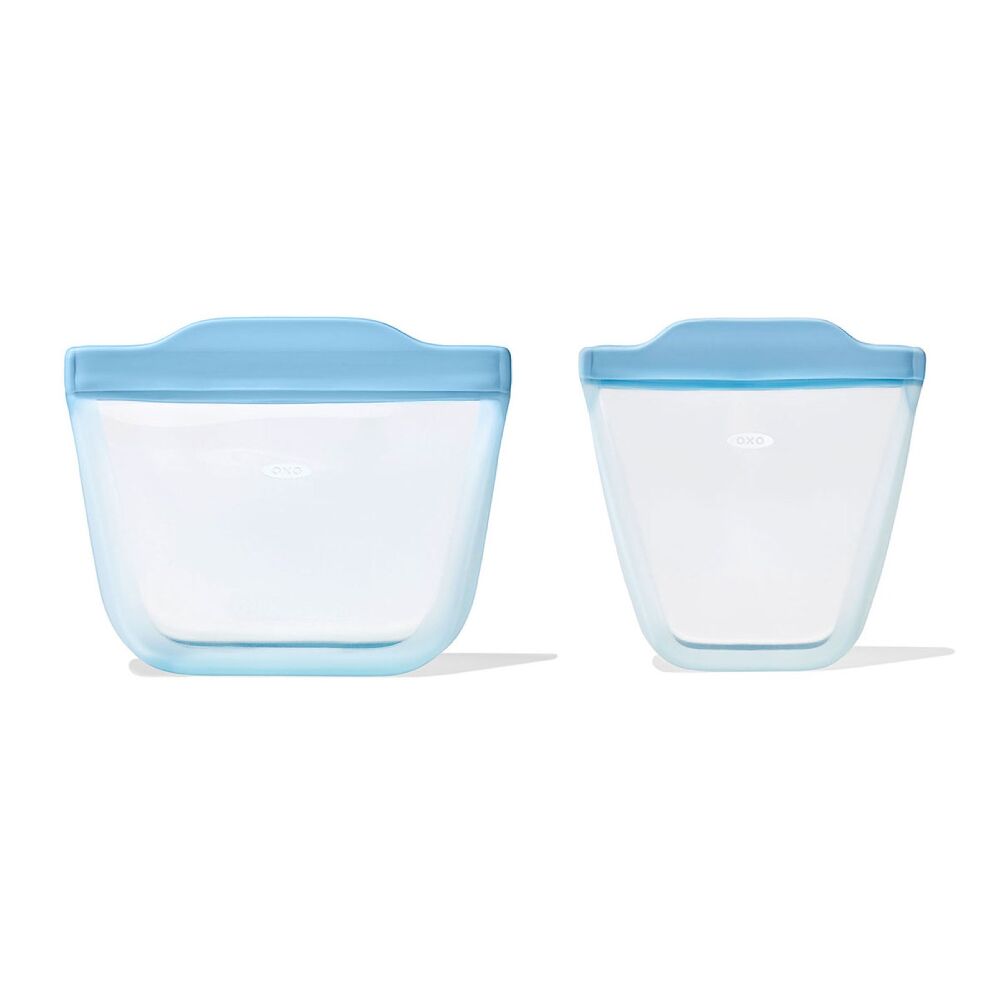 Tot Silicone Reusable Bag - 2-Piece Stand-Up Cup Set K8