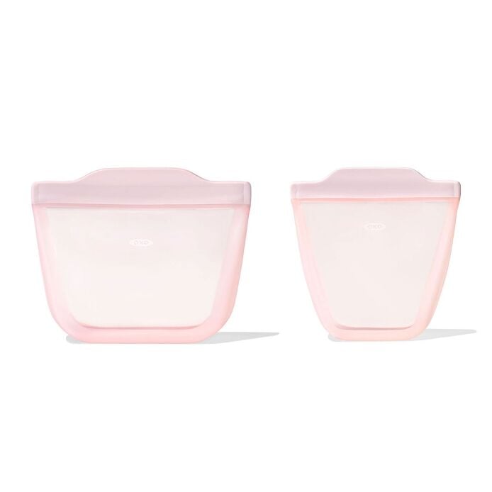 Tot Silicone Reusable Bag - 2-Piece Stand-Up Cup Set K8