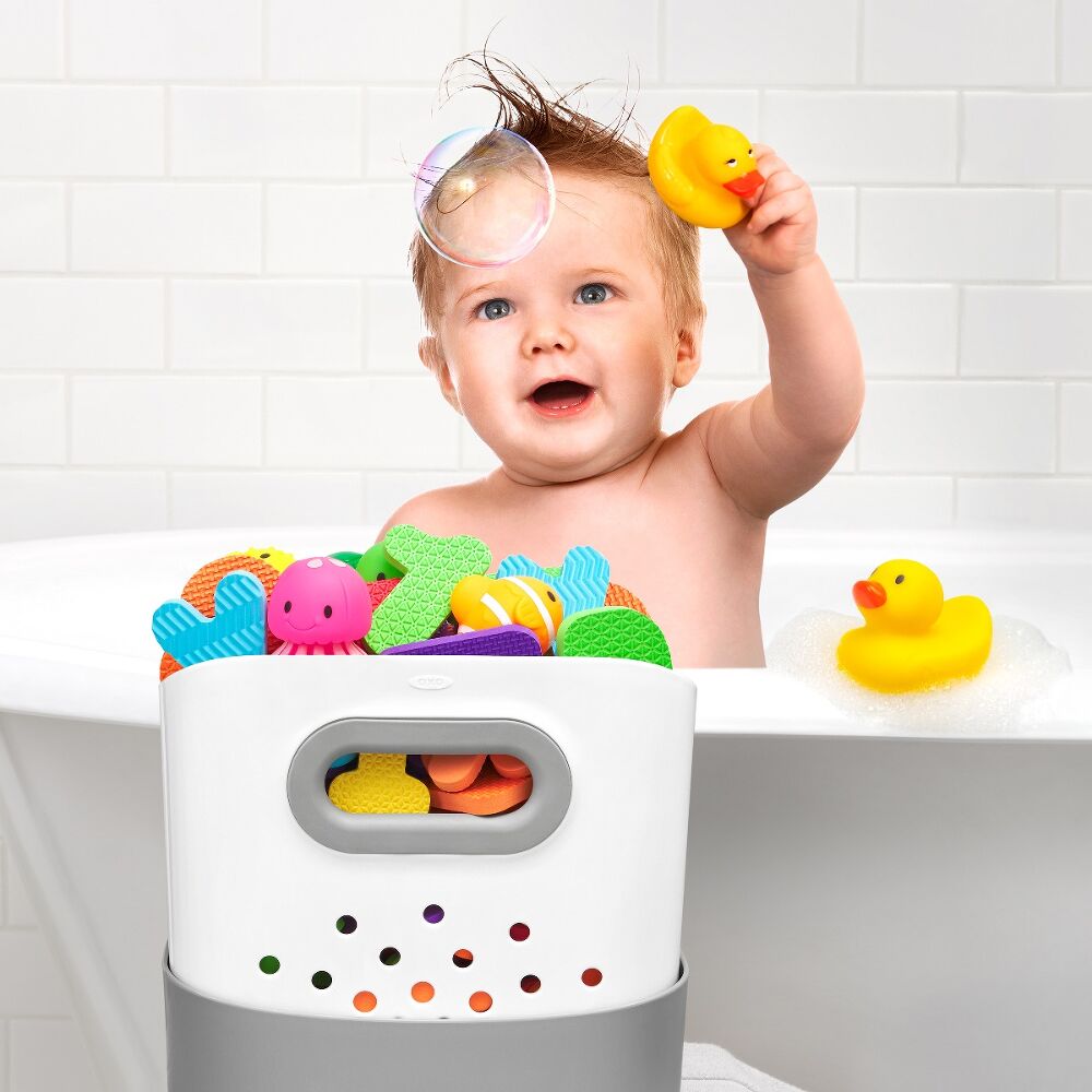Stand Up Bath Toy Bin J6