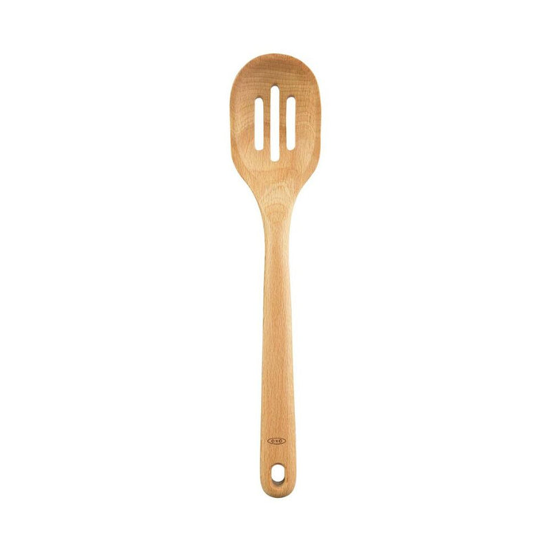 Wooden Slotted Spoon H6