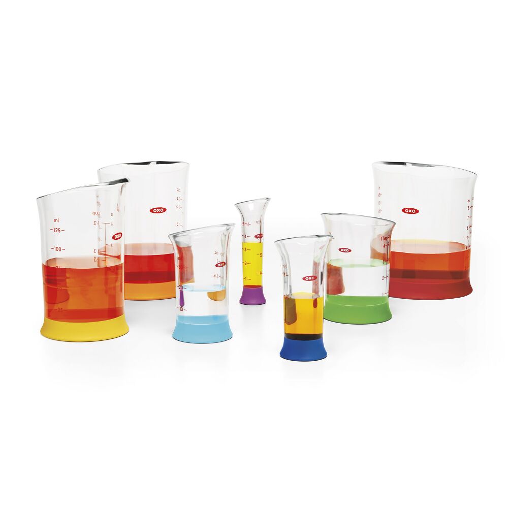 7 Piece Liquid Measuring Beaker Set Q5