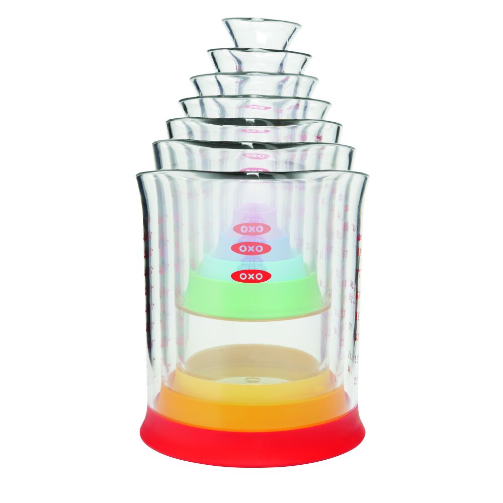 7 Piece Liquid Measuring Beaker Set Q5
