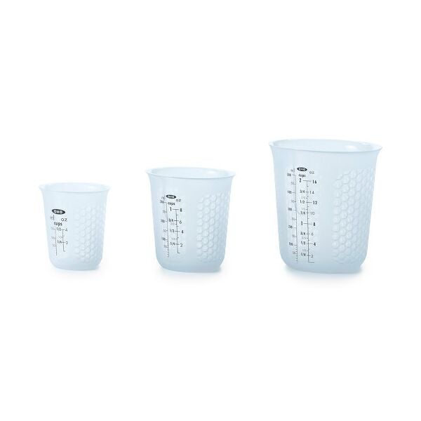 3 Piece Squeeze & Pour Silicone Measuring Cup Set O7