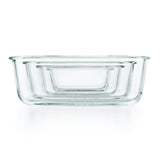 Smart Seal 3.5 Cup Glass Rectangle Container - Teal K7