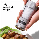 Contoured Mess-Free Salt Grinder S7