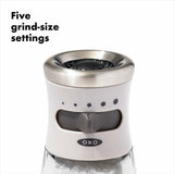 Contoured Mess-Free Salt Grinder S7