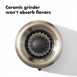 Contoured Mess-Free Salt Grinder S7