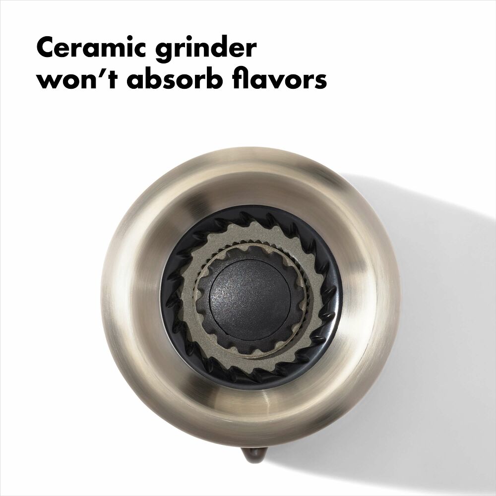 Contoured Mess-Free Pepper Grinder R2