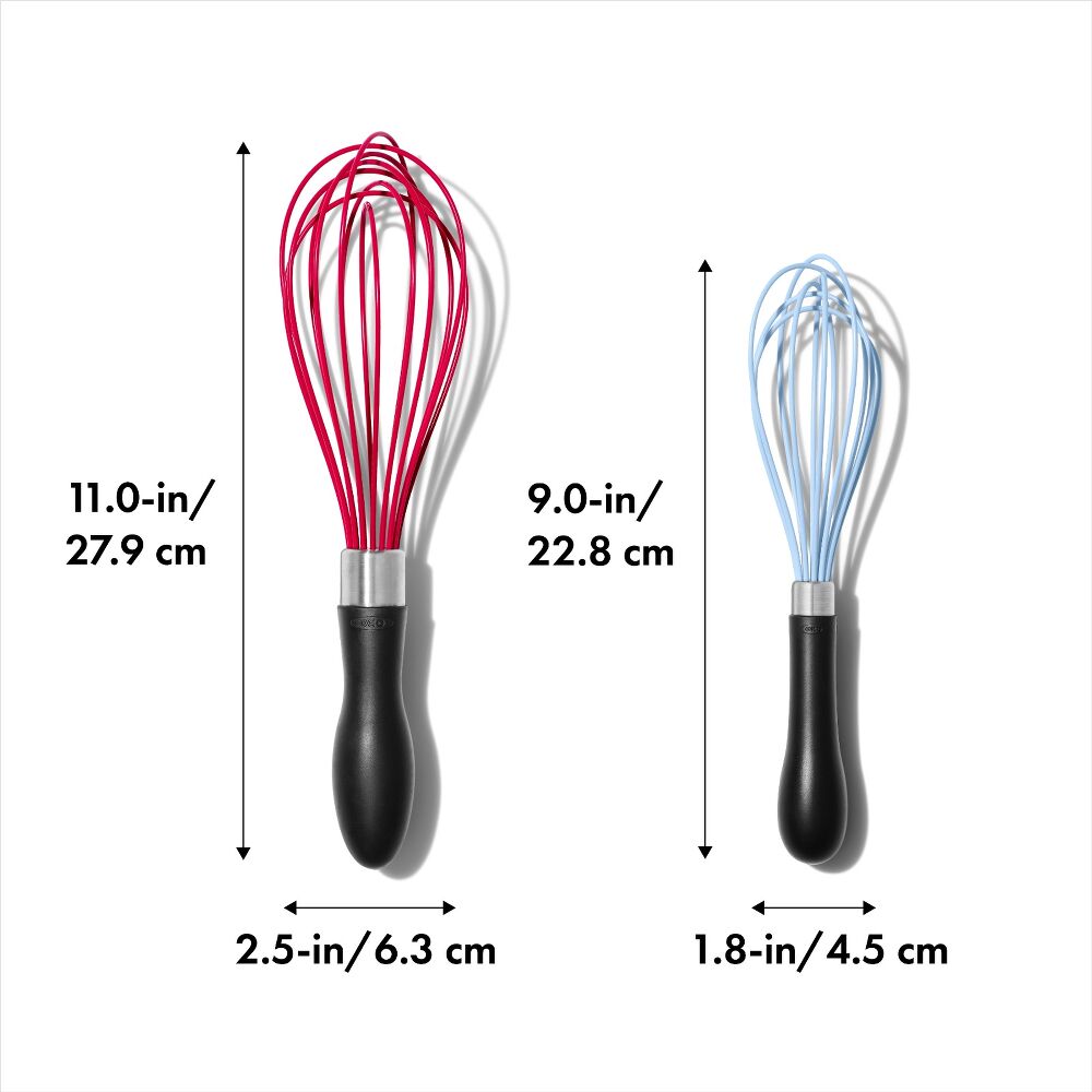 2 Pc Silicone Whisk Set G8