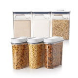 3 Piece Cereal Dispenser Set & 6-Piece POP Container Set Bundle E4