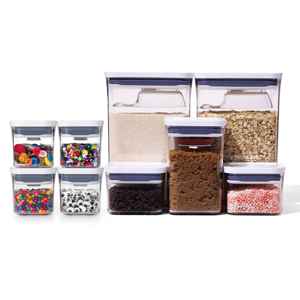 8-Piece POP Container Baking Set & POP 4-Piece Mini Container Set Bundle S4