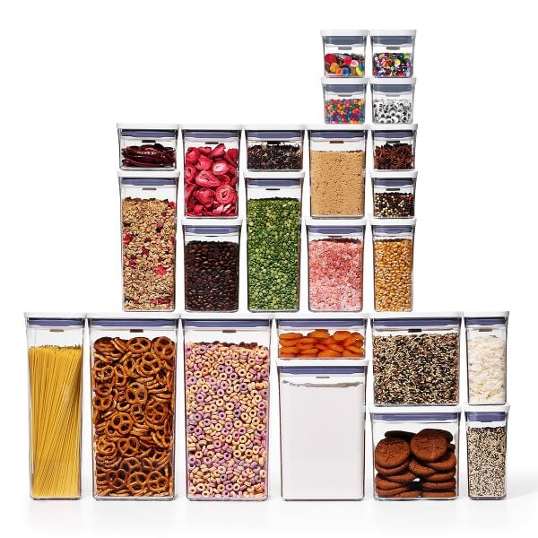 20-Piece POP Container Set & POP 4-Piece Mini Container Set Bundle F2