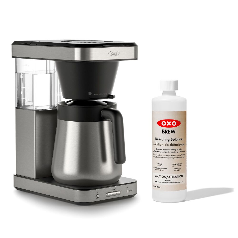 8-Cup Coffee Maker & Descaling Solution Bundle R2