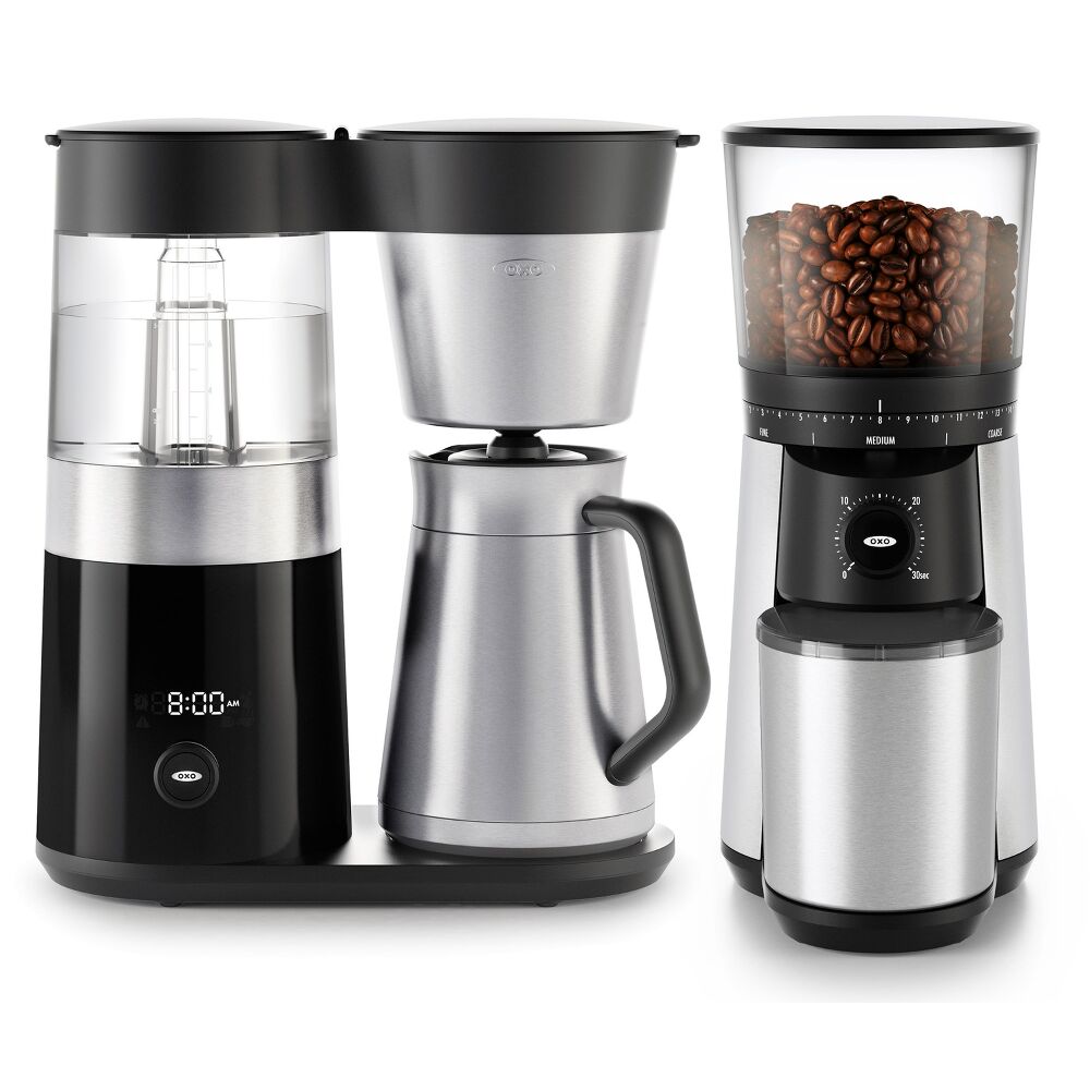9-Cup Coffee Maker & Conical Burr Coffee Grinder Bundle J5