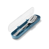 Prep & Go Stainless Steel Utensils With Case - Ocean Blue J4
