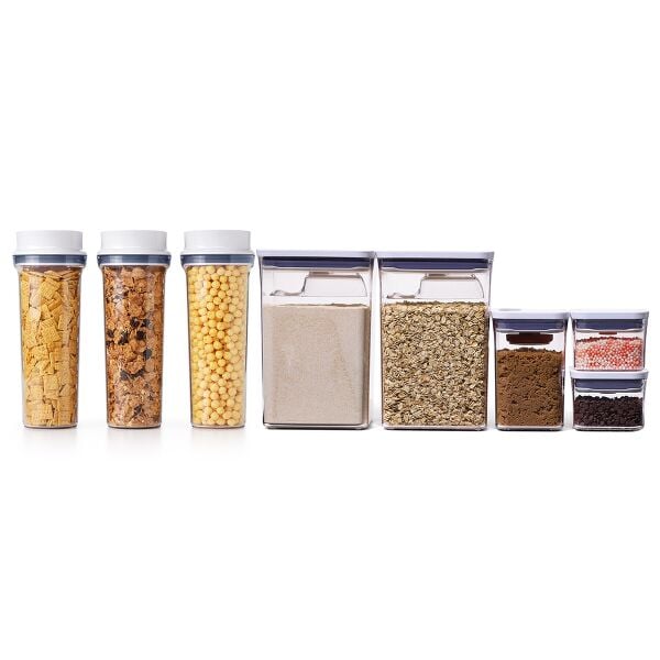 3 Piece Cereal Dispenser Set & 8-Piece POP Container Baking Set Bundle A2