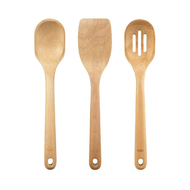 3 Piece Wooden Utensil Set Z1