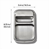 Stainless Steel Spoon Rest with Lid Holder D4