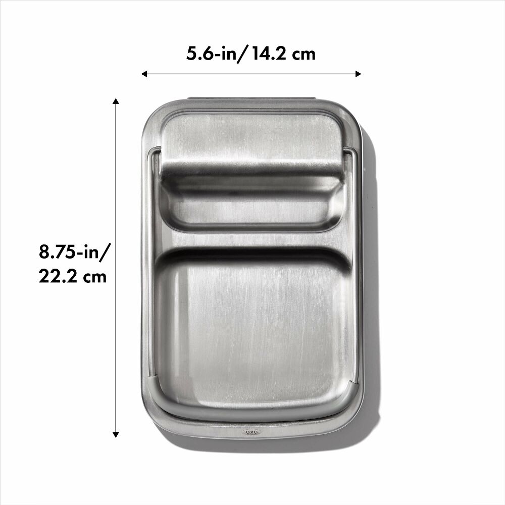Stainless Steel Spoon Rest with Lid Holder D4