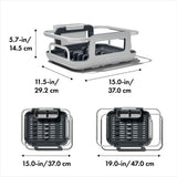 Over-the-sink Aluminum Dish Rack F9