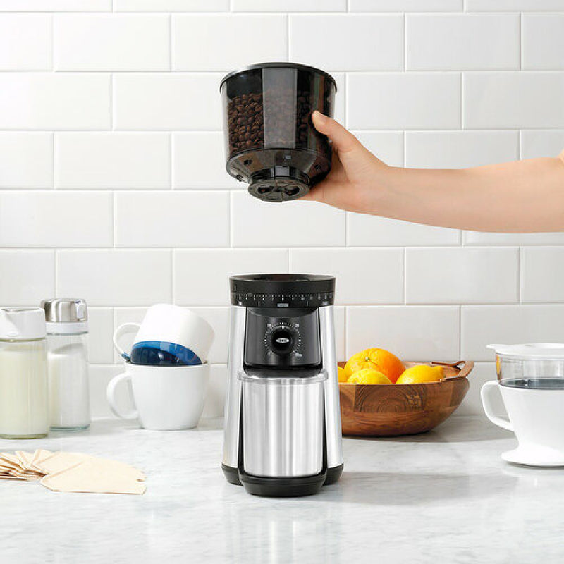 Replacement Hopper with Lid for Conical Burr Coffee Grinder R4