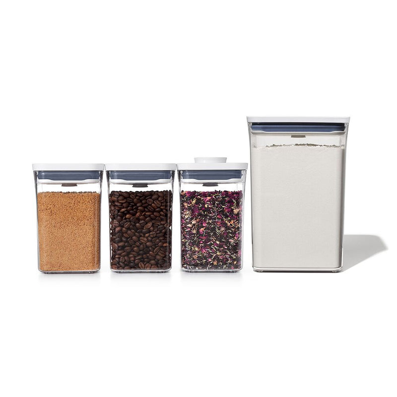 POP Container - Big Square Medium (4.4 Qt.) & 3-Piece POP Container Value Set Bundle S5