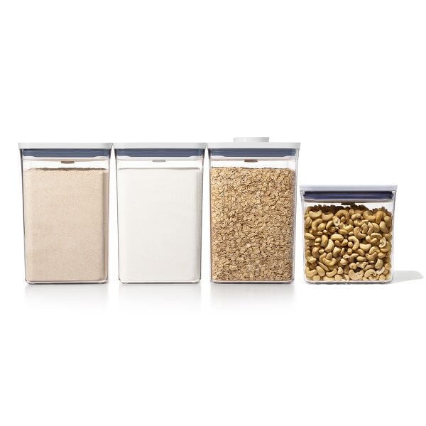 POP Container - Rectangle Short (1.7 Qt.) & 6-Piece POP Container Set Bundle D7