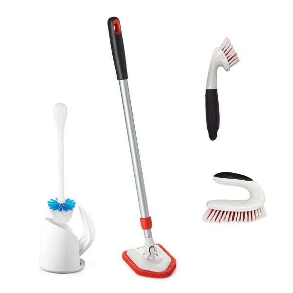 4-Piece Bathroom Cleaning Basics Bundle Z7