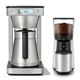 12-Cup Coffee Maker with Podless Single-Serve Function & Conical Burr Coffee Grinder Bundle V5