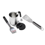 Grilling Basting Pot and Brush Set & Grilling Precision Turner Bundle H2