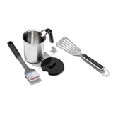 Grilling Basting Pot and Brush Set & Grilling Precision Turner Bundle H2
